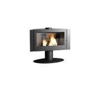 Invicta Poêle à bois ANTAYA P611444 Anthracite 12 kW