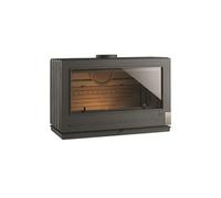 Poêle à bois fonte 12kw anthracite 9128-04