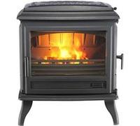 Godin Poêle à bois Le Revin Top 2 366149 Fonte 7 kW Anthracite