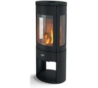 Poêle à bois fonte 7kw noir Godin 411106noir noir G