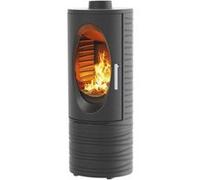 Poêle à bois fonte 7kw noir Godin 420012 noir G