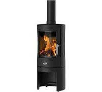 Poêle à bois fonte 8.5kw anthracite Godin 388144ANTH noir G