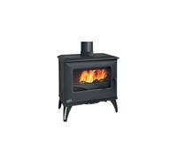 Godin Poêle à bois Cube 2 Fonte 8 kW Anthracite 388151
