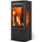 Poêle à bois fonte 9.1kw Supra talma tri-vision noir G