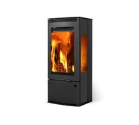 Poêle à bois fonte 9.1kw Supra talma tri-vision noir G