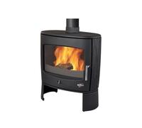 Poêle à Bois Fonte - ECLIPSE - 8 kW-Peint anthracite - GODIN - 388118