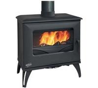 Godin Poêle à bois Cube 8 kW Fonte Anthracite 388117