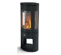 Godin - Poêle à bois Rosnay 411106NOIR - Fonte 7 kW longiligne - Noir - Garantie 2 ans
