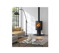 Godin Poêle à bois Tamaris 411110NOIR Fonte Noir 70 m2