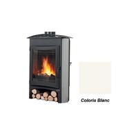 poêle à bois godin brulhaut 2 364132 blanc