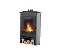 poêle à bois godin brulhaut 2 364132 gris argenté