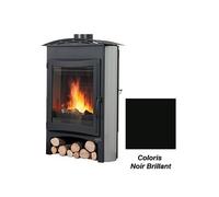 poêle à bois godin brulhaut 2 364132 noir brillant