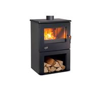 poêle à bois godin chinon 2 363113 anthracite