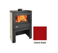 poêle à bois godin chinon 2 363113 rubis