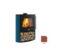 poêle à bois godin coggia sur bucher 388245 carmin