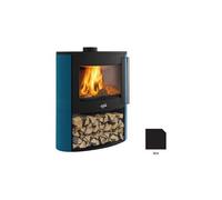 poêle à bois godin coggia sur bucher 388245 noir