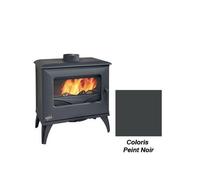 Godin Poêle à bois Cube 2 Fonte 8 kW Anthracite 388151