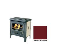 poêle à bois godin eco 2 363111 carmin