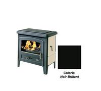 poêle à bois godin eco 2 363111 noir brillant