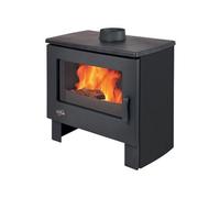 poêle à bois godin petit chinon 2 363112 anthracite