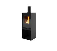 poêle à bois godin sada 400233 peint noir