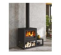 Poêle à Bois - GODIN - Tobias - 7 kW - Rdt 76,53% - Bûches 50 cm