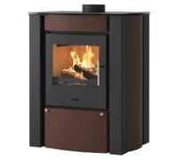 Poêle à bois HS Flamingo Amos 9,2 kW Samtbraun