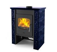 Poêle à bois HS Flamingo Bali 9,2 kW bleu