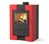 Poêle à bois HS Flamingo Espo II 9,2 kW rouge