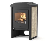 Poêle à bois HS Flamingo Vega 9,2 kW Gebleichte Eiche