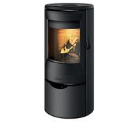 Invicta Poêle à bois Neosen Plus P948838 étanche fonte 8 kW noir