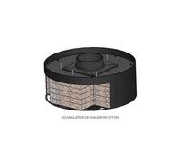 Poêle à bois - INVICTA - P696301 - 10 kW - Fonte - Noir - 70 m2