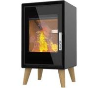 Poêle à bois JACCO SUR PIED 4.8KW en acier - étanche - eco design