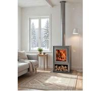 Poêle à bois Juan Panadero BAYONNE 10 6 kW / Haut rendement 88 % / Triple combustion