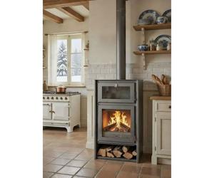 Poêle à bois Juan Panadero NICE 11 kW avec four / Haut rendement 85 % / Triple combustion