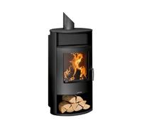 Poêle à bois Justus Island Aqua 2.0 | 10 kW hydro Acier noir