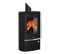 Poêle à bois Justus Reno R 6 kW étanche Acier noir