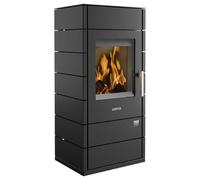 Poêle à bois Justus Tova W+ avec bloc accumulateur – 6 kW