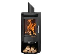 Poêle à bois Justus Usedom 5 D 5,5 kW Acier noir