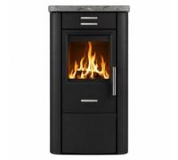 Poêle à bois Koppe Baro 7 kW Speckstein Schwarz