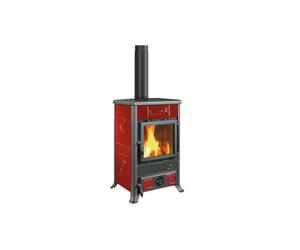 poêle à bois la nordica 3004100 rossella r1.16 ceramica bordeaux