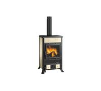 poêle à bois la nordica 3004102 rossella r1.16 ceramica panna