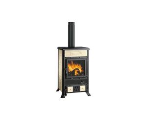 poêle à bois la nordica 3004102 rossella r1.16 ceramica panna