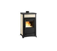 Poêle à bois La Nordica TermoRossella Plus DSA.16 11,1 kW Hydro Majolika Liberty Panna