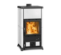 Poêle à bois La Nordica Fedora 8,3 kW majolique blanc brillant