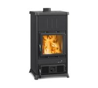 Poêle à bois La Nordica Fedora - Steel 8,3 kW Revêtement en acier, anthracite-noir