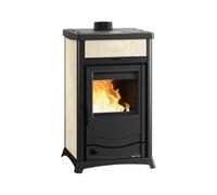 Poêle à bois La Nordica TermoRossella Plus DSA.16 11,1 kW Hydro Majolika Liberty Panna