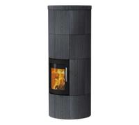 Poêle à bois Lotus M2 ecoLine 5,5 kW accumulateur Habillage Indian Night, Noir