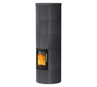 Poêle à bois Lotus M3 | 6 kW Habillage Indian Night, Noir