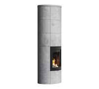 Poêle à bois Lotus Maestro 3 | 6,7 kW accumulateur de chaleur Noir, Stéatite